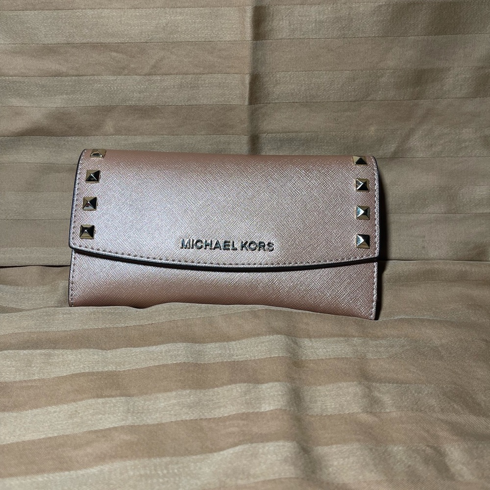 Michael Kors Sparkle Trifold Wallet